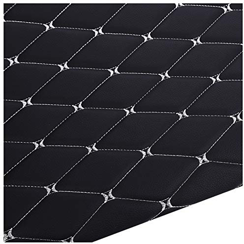 STTHOME Tessuto in Pelle Strutturato Tessuto Ecopelle Tappezzeria Tessuto Tessuti Tessuto Ecopelle Morbida Finta Pelle per Mobili in Ecopelle, Trapuntato, al Metro-per Cuscini Auto 1.5m(Size:1.5x1m)