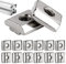 30 Stück Nutensteine M6, T-Nut Schiene M6, T-Nut Kohlenstoffstahl Nutenstein für C Profil M6, Aluprofil, Spannpratzen, Aluschiene, Aluminiumprofil-Extrusionsschlitz 30-Serie