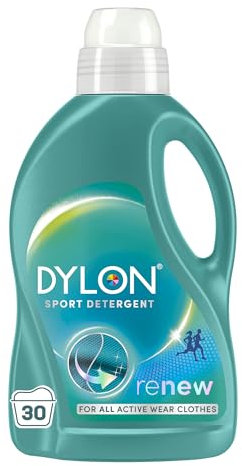 Dylon Sport Detergent (30 Wash Loads), Liquid Laundry Detergent for Active Wear Clothes, Sport Detergent renewing in every wash with optimal results in 10 washes