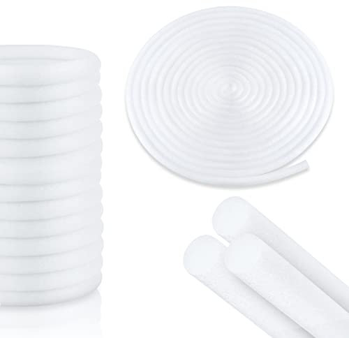 Schiuma Poliuretanica Isolante-Guarnizione, Barretta di Retroillenamento per Riempimento Fessure di 32 piedi, Adatta per Connettività di Giunture di Crepe su Strade, Muri e Fondazioni (Colore Bianco)