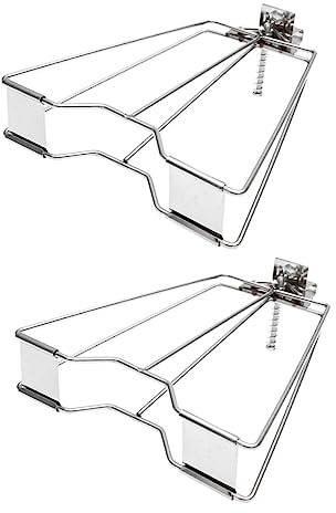 Milisten 1 Jeu Pinces À Barbecue Grille Étagère Refroidissement Bouilloire Brochette Rôtissoire Pot Poisson Camp Fondue Plaque Accessoires De Poulet Trousse Acier Inoxydable Silver 2 Pièces