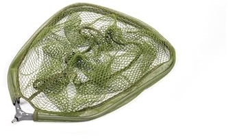 Korum Full Metal Speci Square Latex 26 Net | Big Fish Landing Net for Coarse Fishing | CNC Machined Metal Spreader Block | 15mm Diameter Frame | Deep SOFTEX Latex Mesh | Retaining Tag | Code K0380049