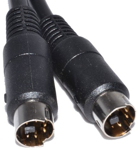 6 Polig mini DIN Stecker Zum 6 Polig mini DIN Stecker Audio Video Kabel 1,5 m [1.5 Meter]