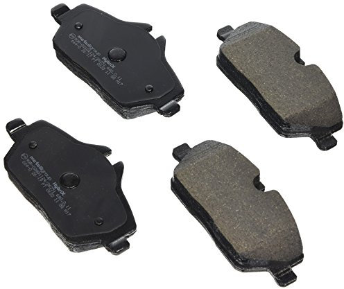 metelligroup 22-0664-0 Pastiglie Freno Anteriori E Posteriori, Made in Italy, Pezzo di Ricambio per Auto/Automobile, Kit da 4 Pezzi, Certificate ECE R90, Prive di Rame