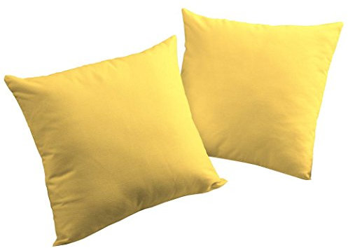 adam Uni Light Collection Kissenhülle, Bio Baumwolle, Sonne, 40 x 40 cm