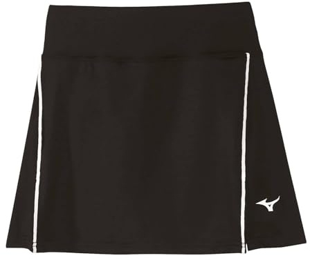 Mizuno Hex Rect Skort Gonna da Donna, Donna, Gonna, 62EB7002, Nero/Bianco, M