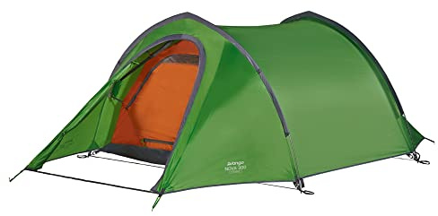 Vango Nova 300 3 Person Tent, Lightweight and Durable All Weather Tent, Wild Camping Tent, Backpacking Tent, DofE Recommended Kit, Green, One Size