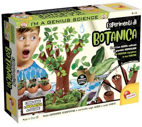Lisciani - I'm a Genius Ciencia en Casa Botánica, Árbol de Bioplastia, Multicolor, 97364