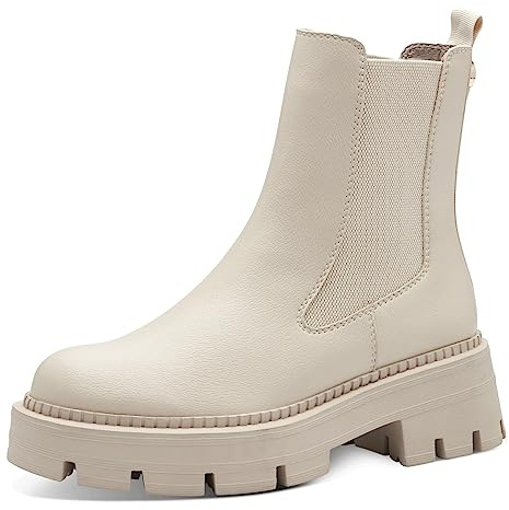 Tamaris Damen Stiefel Vegan beige 36
