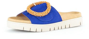 Gabor Damen Pantoletten, Frauen Slipper,schluepfschuhe,Slip-ons,Backless Slipper,Mules,Gartenschuhe,Sommerschuhe,sommerclogs,royal,44 EU / 9.5 UK