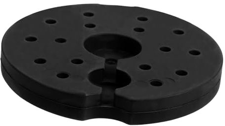 Alipis Gegengewicht Tischlampenfuß 190mm Durchmesser Kunststoffgewichtsblock Stabiles Metallgehäuse Sockel Für Stehleuchtenfassung Nachttischlampe Selbstgemacht Lampenzubehör