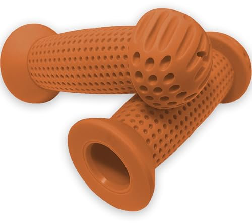 VIAUMBR Puños de bicicleta para niños, puños de bicicleta, empuñaduras de manillar ergonómicas de goma antideslizante para bicicleta, patinete, rueda de correr, bicicleta para niños, 1 par, 100 mm, 22