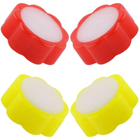 Operitacx 4pcs Hand Wet Wiper Sponge Moistener for Bill Counting Fingertip Moistener for Cash Counting Use at Home Office