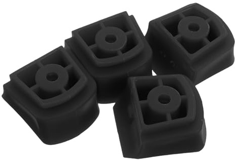 6pcs Roller Skate Brake Blocks, Black Rubber Toe Stops for Inline and Quad Skates, Grip Upgrade and Effortless Maintenance, Replacement Skating Accessories for Enhanced Safety