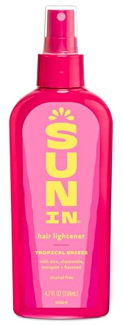 Sun In Tropical Breeze Spray Éclaircissant Cheveux 1-Pack - Sans Paraben, Naturel Éclaircissant Cheveux - avec Aloe, Camomille et Botanique Nourrissante, 138mL