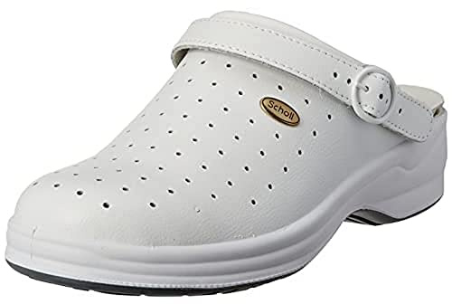 Scholl unisex - vuxen New Bonus PunchedMedicinsk professionell träsko