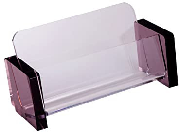 NUOBESTY 1 Stück Visitenkarte Tischständer Verschlussknöpfe Für Kleidung Ständer Für Displayhalter Desktop-business-rack Metallhalter Ausstellungsstand Klarer Geschäftsstand Schreibtisch