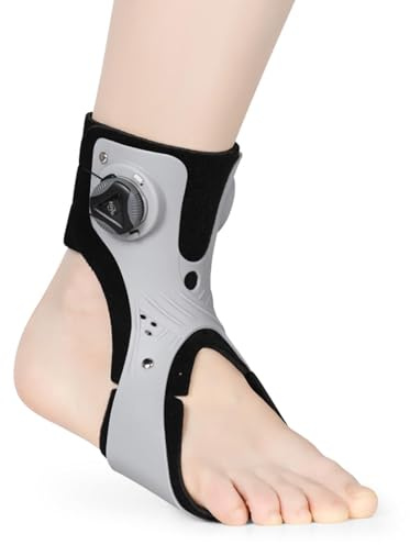 GNbow Drop Foot Support Brace, Foot Support Orthopedic Shoes, Adjustable Straps Foot Drop Foot Nerve Injury Rehabilitation Training for Hemiplegia Stroke Shoes Walking