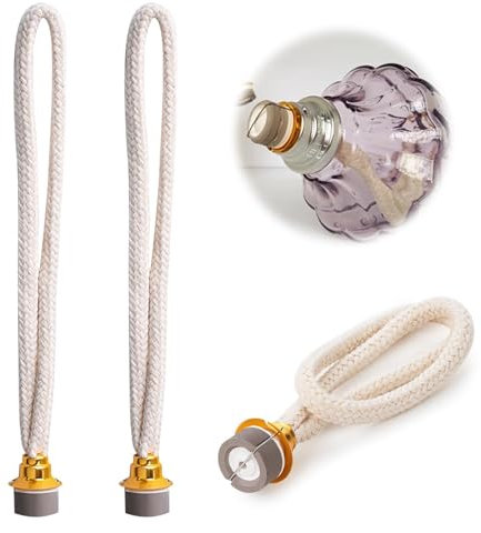 tinshow 2 Stücke Öllampen Docht Duft Lampe Ersatzdocht Luft Kontrolle Katalytische Lampe Dochtdiffusor Wick Diffuser für Brenner Diffusor Aromatherapie-Ersatzdocht Heim Dekoration