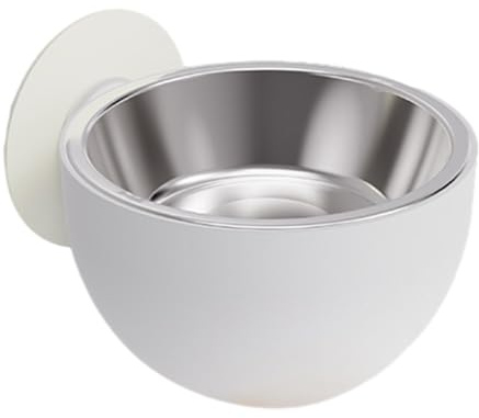 Support Mural pour Bol de Chien, Bol magnétique en Acier Inoxydable - Antiderram Antiderrams pour Nourriture pour Chien | Bol Alimentaire Haut pour Chiots avec Support Mural