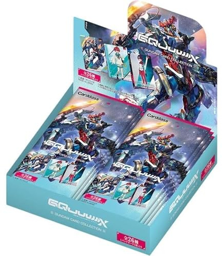 Bandai Gundam Card Collection Gundam GQuuuuuuuX (Box), Pack of 20