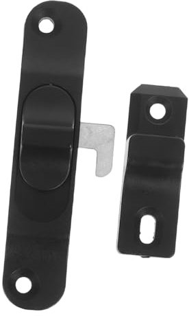 ABOOFAN Serratura Per Porta Zanzariera Scorrevole in Lega Di Alluminio Bloccaggio Sicuro Catenaccio in Acciaio Limitatore Di Apertura Regolabile Per Finestre e Porte-finestre Esterne