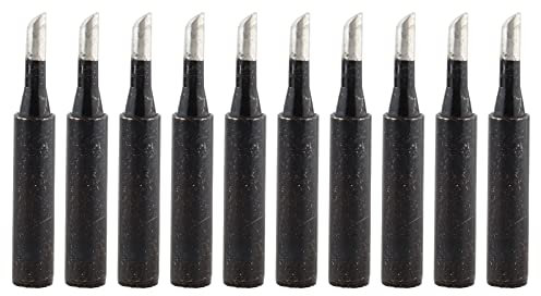 Tissting 10Pcs Puntas de hierro soldadoras, calor interno de 900m-3c, punta de soldado de temperatura constante de alta eficiencia, mejora la eficiencia de la soldadura