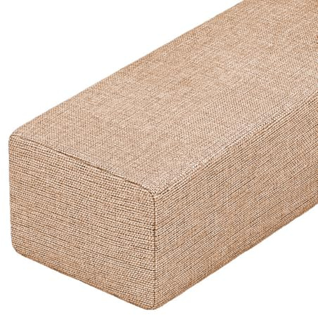 Cuscino rettangolare per letto, dimensioni personalizzate, per riempire le fessure del materasso, morbido cuscino a cuneo, estensore per colmare lo spazio tra il letto e la parete (caffè chiaro, 200 x