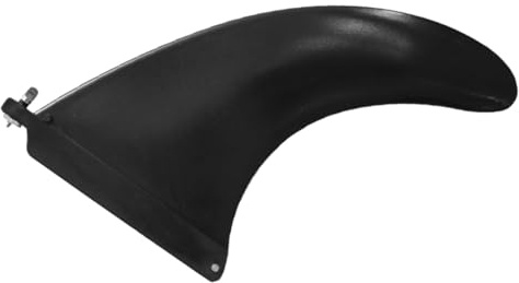 Healeved Aleta Desmontable para Tabla Sup Hinchable Aleta Central Negra de 10 Pulgadas con Tornillos Accesorio para Deportes Acuáticos Divisor de Agua para Mayor Estabilidad y Control