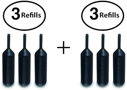 Vantamo Set of Two- 3-Pack Refills for Confidential Identity Theft Protection Roller Stamp Wide … (2 Refill Sets)
