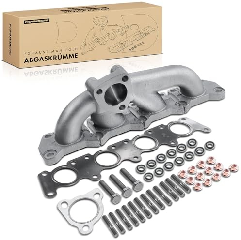Frankberg Colector de escape Colector Gasolina Compatible con TT 8N3 1.8L TT R.o.a.d.s.t.e.r 8N9 1.8L A3 8L1 1.8L Golf IV Variante 1J5 1.8L O.c.t.a.v.i.a I Combi 1U5 1.8L Replace# 06A253033AB