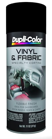 Dupli-Color HVP104 Vinyl and Fabric Coating Spray Paint - Gloss Black - 11 oz Aerosol Can