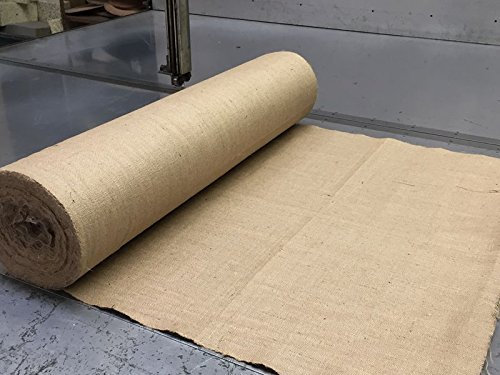 Wählen Sie aus 8 Längen von 182,9 cm (1.83 m) breit ca. 280 g, Gewicht, Natural Hessian Jute Sack Stoff für Farben Balling, SCREENING, Unkrautbekämpfung, 50m Long x 72 Wide