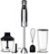 Cecotec Batidora de Mano PowerGear 1500 XL Pro. 1500 W, 21 Velocidades + Turbo, Acero/Silicona, Pie XL, Cuchilla de 4 hojas, Recubrimiento Titanio, Engranaje de Metal, Incluye Accesorios