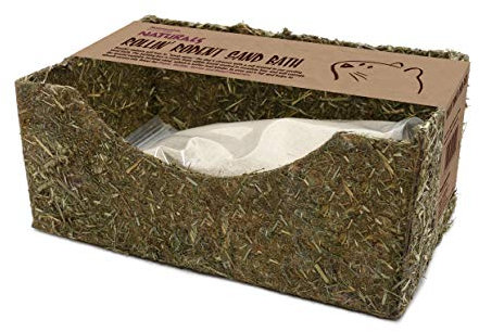 Rosewood Naturals Rollin' Sandbad für Nager, mit 350 g Sepiolithsand, für Rennmäuse, Hamster & Degus