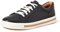 Clarks Un Maui Lace Womens Wide Fit Casual Trainers 41 EU Schwarz