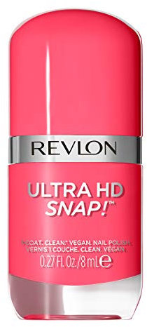 Revlon Ultra HD SNAP! Nagellack, glänzende Nagelfarbe, 100 % Vegane Formel, Keiner Basis- und Überlack erforderlich, 009 No Drama, 8 ml