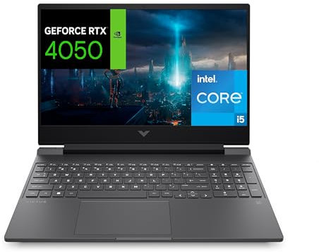 HP Victus Gaming Laptop| 15,6 FHD 144Hz Display | Intel Core i5-13500H | 16 GB DDR4 RAM | 512 GB SSD | NVIDIA GeForce RTX 4050 | Windows 11 Home | QWERTZ Tastatur | Schwarz