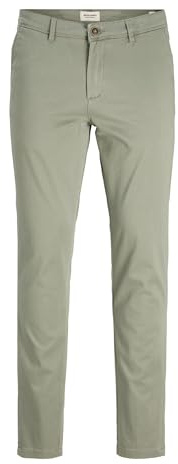 JACK & JONES Jpstmarco Jjbowie Noos Pantalon Chino, Agave Green, 31W x 32L Hommes