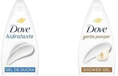 Bundle of Dove Gel de Ducha Hidratante Limpieza delicada para una piel suave, 720 ml + Dove Gel de Ducha Cuidado Envolvente Limpieza delicada para una piel suave, 720 ml
