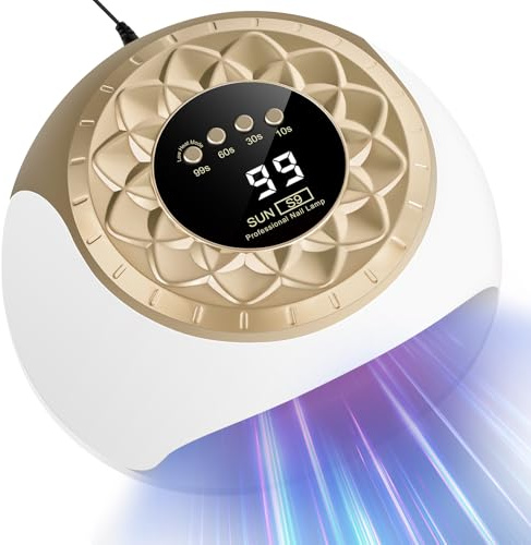AOOWU Dispositivo Laser dei Funghi Unghie Indolore, Dispositivo Antimicotico di Trattamento con LED Displa e 4 Timer, Portatile Lampada Unghie LED UV Professionale, per Pulizia e Riparazione Unghie