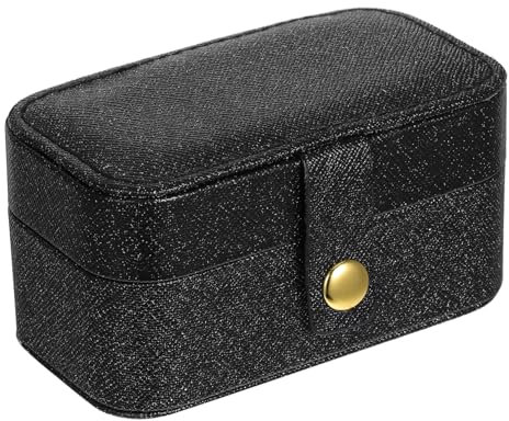 HOOTNEE Portagioielli Piccolo Da Viaggio e Orecchini Scatola Portagioielli Per Ragazze e Donne Organizzatore Gioielli Compatto e Portatile