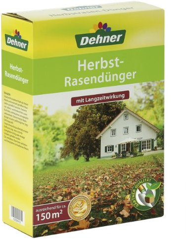 Dehner Herbstrasendünger mit Langzeitwirkung, 5 kg, für ca. 150 qm