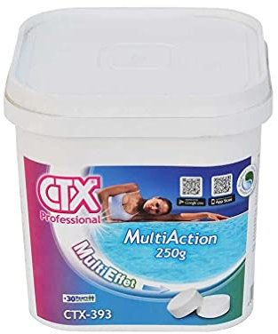 CTX - Cloro multi azione in pastiglie da 250g, confezione da 5 kg