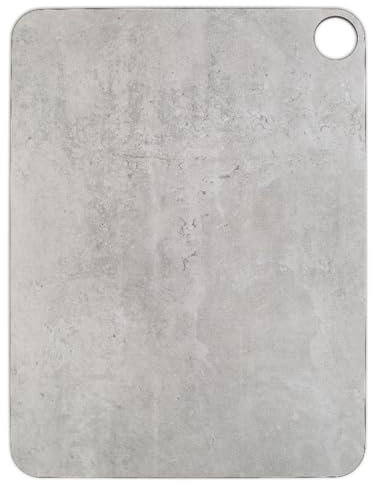 Arcos Planche à découper avec trou de suspension Surface lisse en fibre de cellulose et résine Ustensile de découpe professionnel Planche de service Couleur grise 42,7 x 32,7 Cm