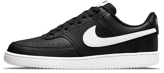 NIKE Nike Court Vision Low Next Nature, Sneaker Hombre, Negro Black White, 45.5 EU