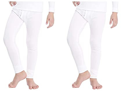 orbiz Lot de 2 caleçons thermiques pour enfants - Unisexe - Pour garçons et filles