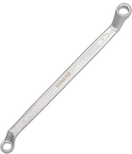 WOLFPACK LINEA PROFESIONAL Llave Estrella Acodada Plus Acero Cromo Vanadio 8x9 DIN 838. Llave Doble Boca Acodada, Llave Fija Estrella Acodada