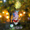 Gartenzwerge,Gartenzwerge für Außen,Solar Gartenzwerg Kunstharz, Lustig Gartenzwerg Wetterfest Figur mit LED- Solarlaterne Zwerg Gartenfiguren,Gartenlichter für Terrasse,Rasen, Hof,Dekor 25cm (Stil2)
