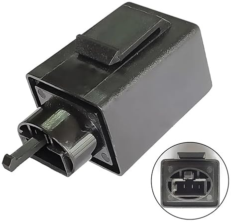 LEDMOTO Rele elettronico a 3 pin per indicatori di direzione LED, compatibile con la maggior parte dei modelli Honda. FLASHER RELAY 3 PIN